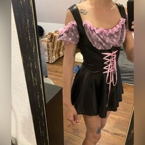 Leg Avenue witch/ medieval corset off the shoulder lingerie